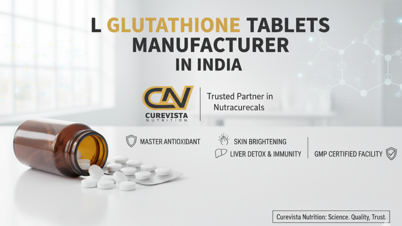 L Glutathione tablets manufacturer in India