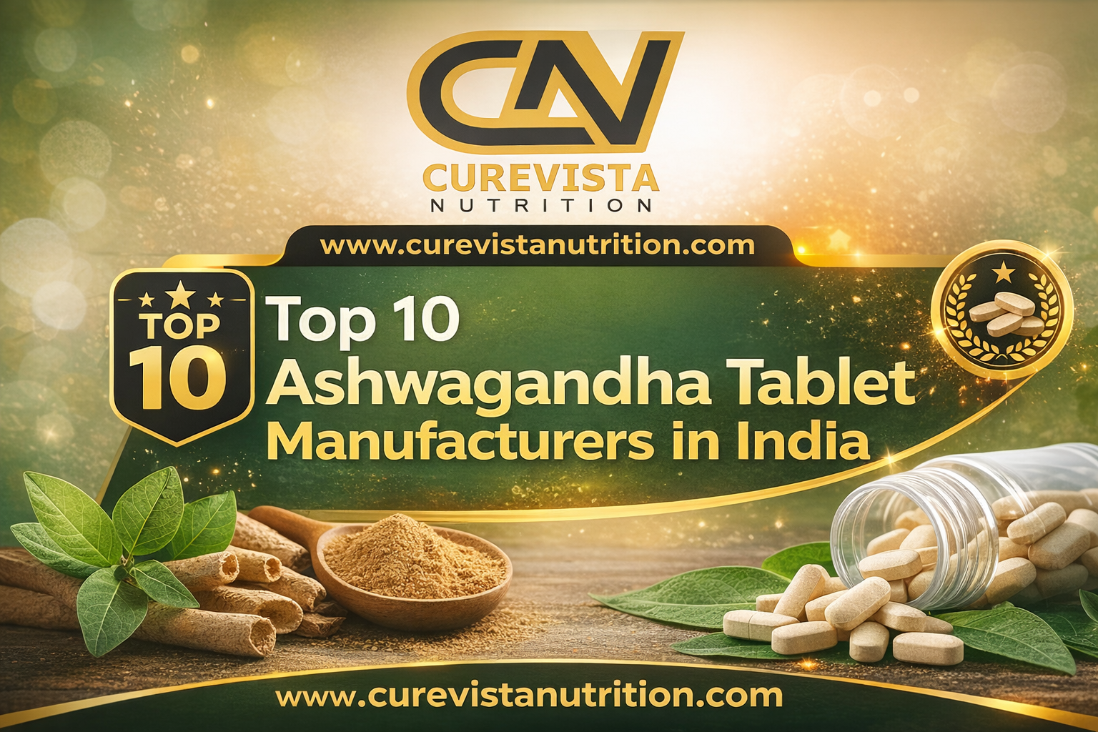 Top 10 Ashwagandha Tablet Manufacturers in India