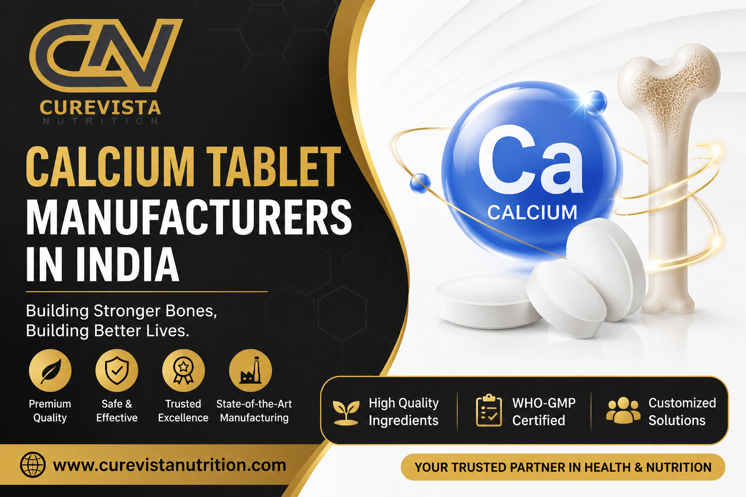 Calcium Tablet Manufacturers in India