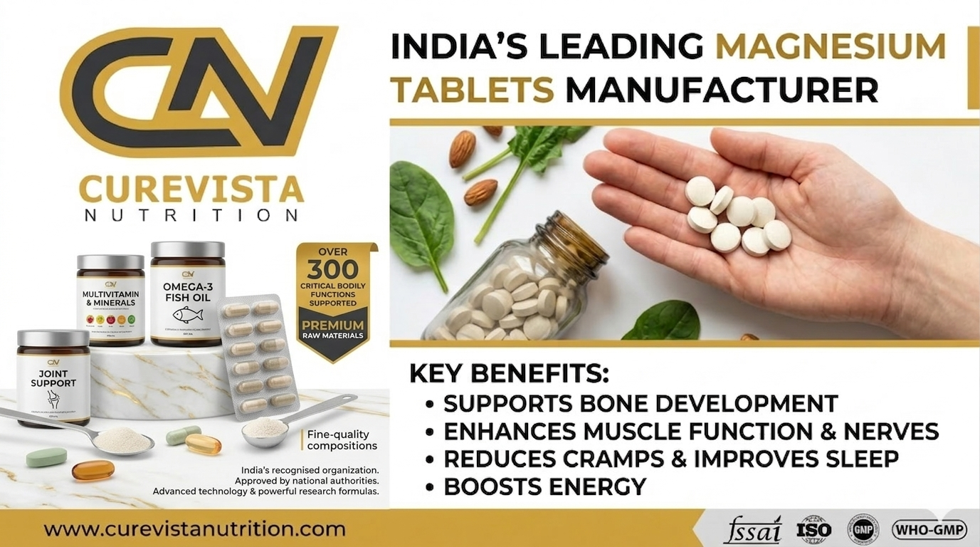 Magnesium Tablets Manufacturer in India