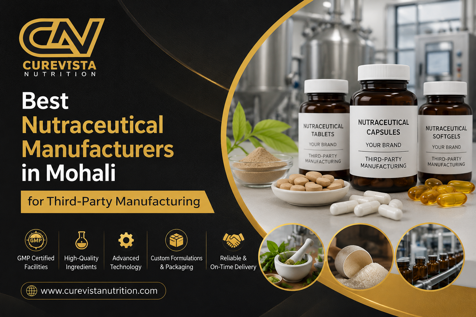 Best Nutraceutical Manufacturers in Mohali for Third-Party Manufacturing