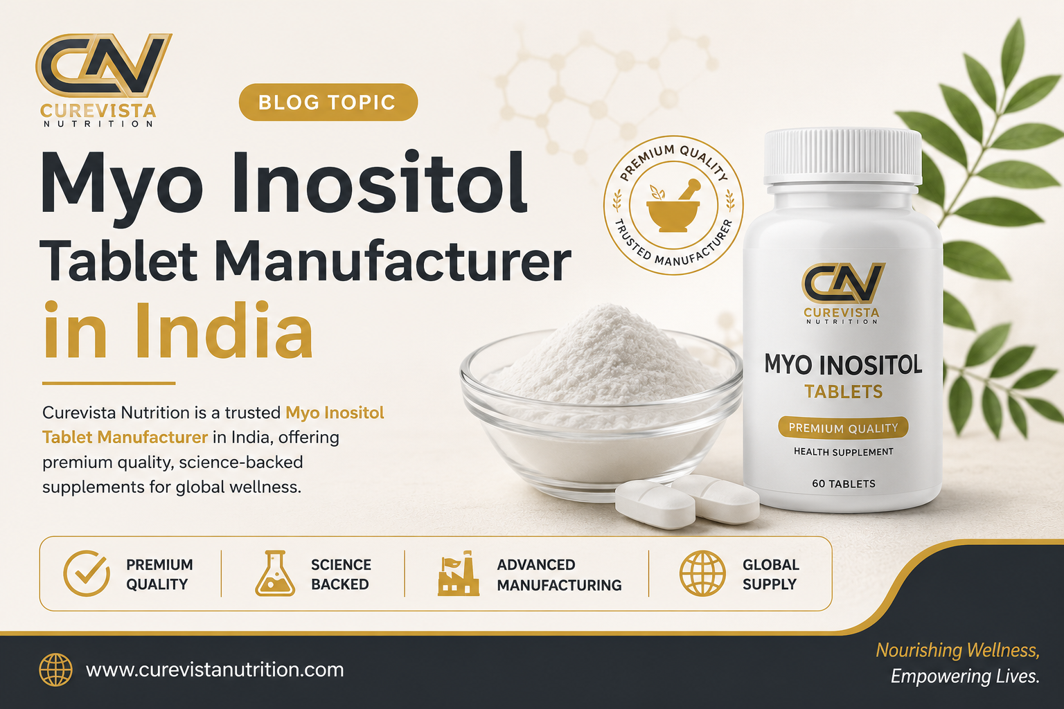 Myo Inositol Tablet Manufacturer in India