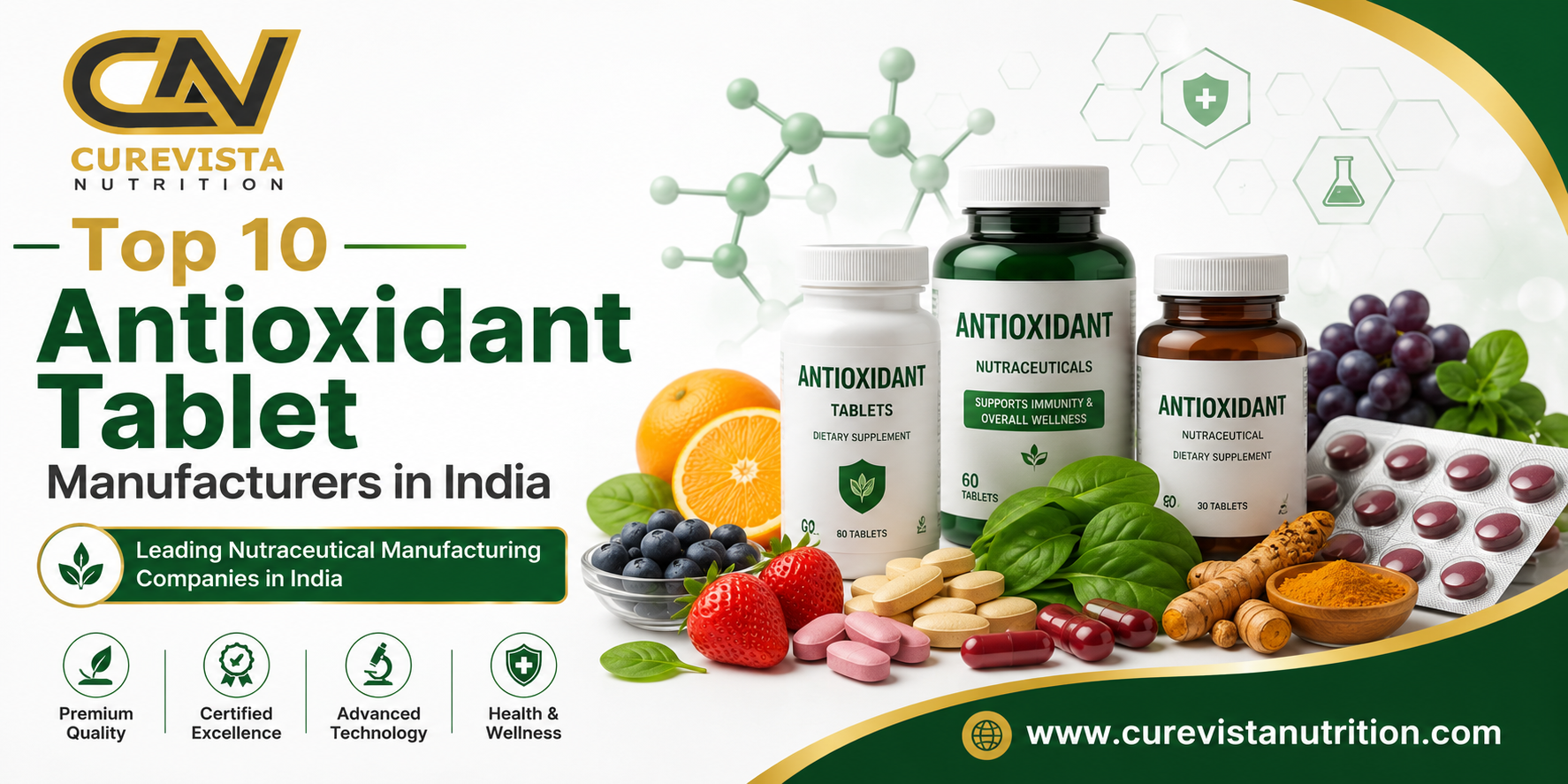 Top 10 Antioxidant Tablet Manufacturers in India